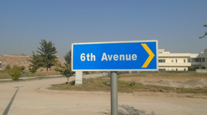 20M 6th Avenue Hieghtened Back Open Plot in DHA 5.